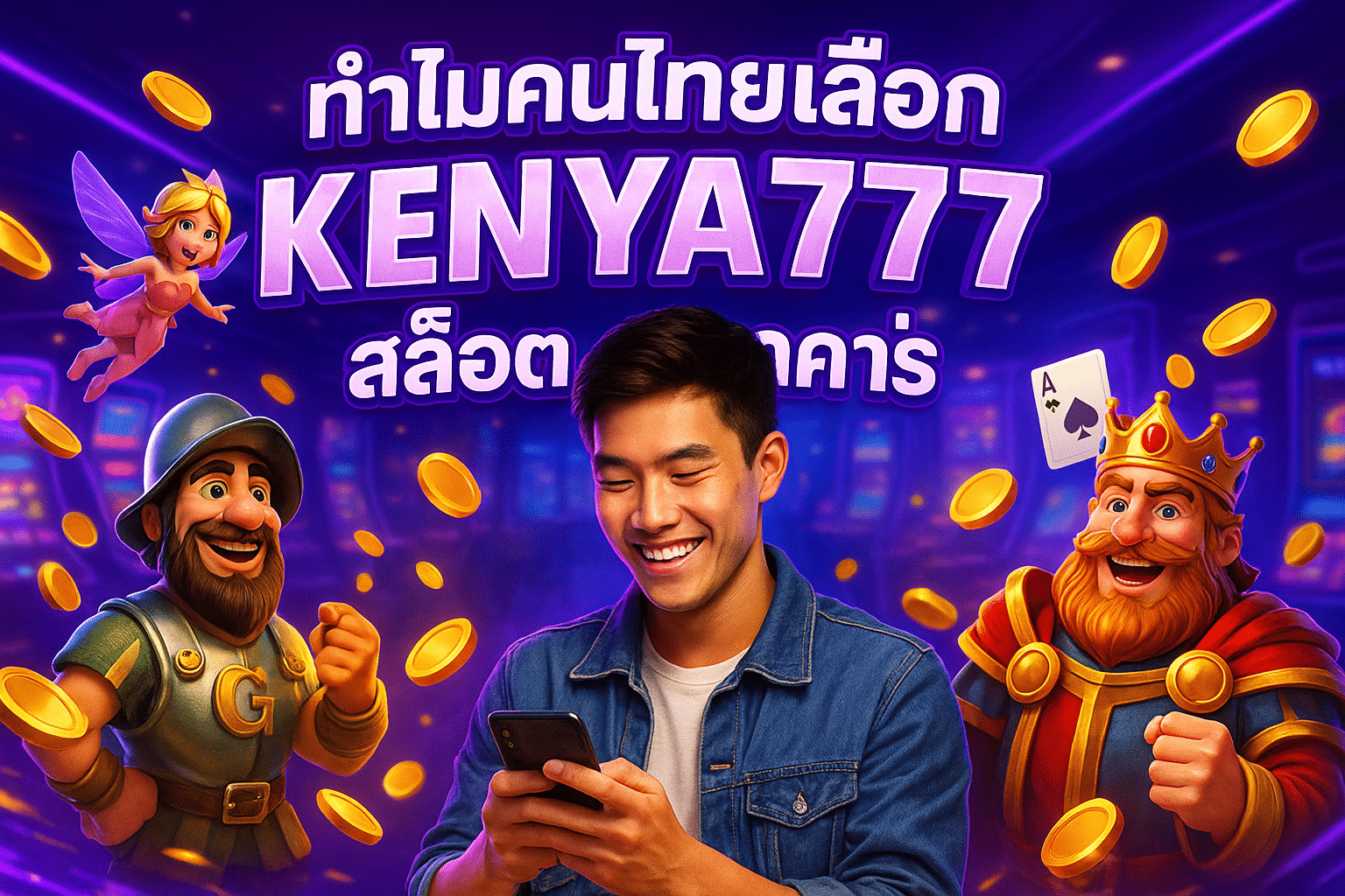 ทำไมคนไทยเลือก KENYA777 สล็อต บาคาร่า