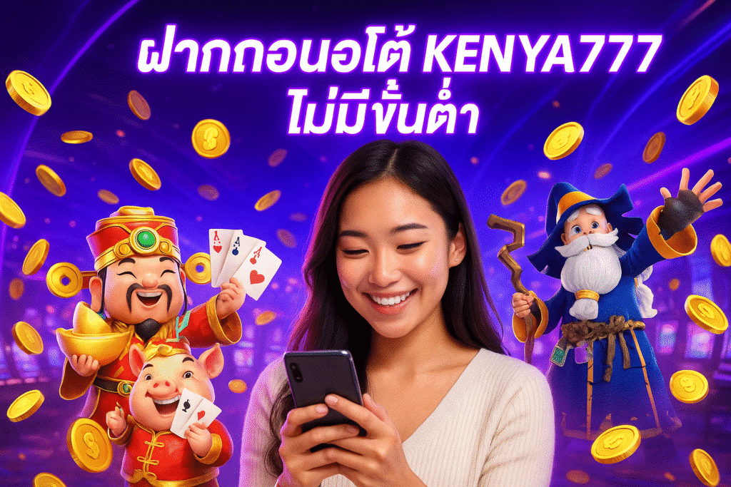 ฝากถอนออโต้ KENYA777 ไม่มีขั้นต่ำ