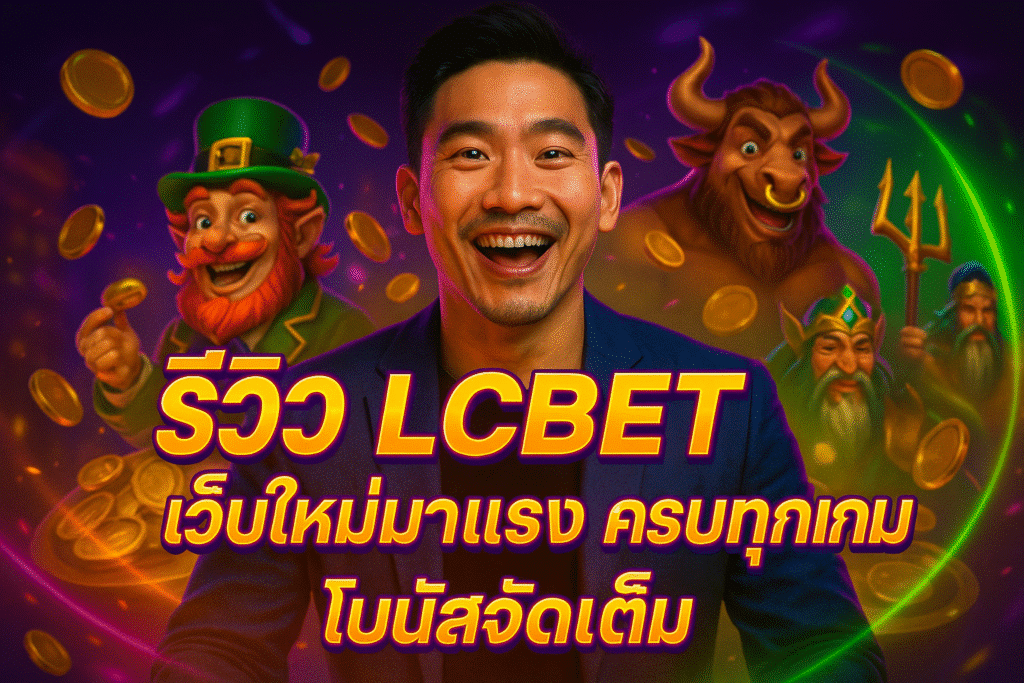 รีวิว LCBET เว็บใหม่มาแรง ครบทุกเกม โบนัสจัดเต็ม
