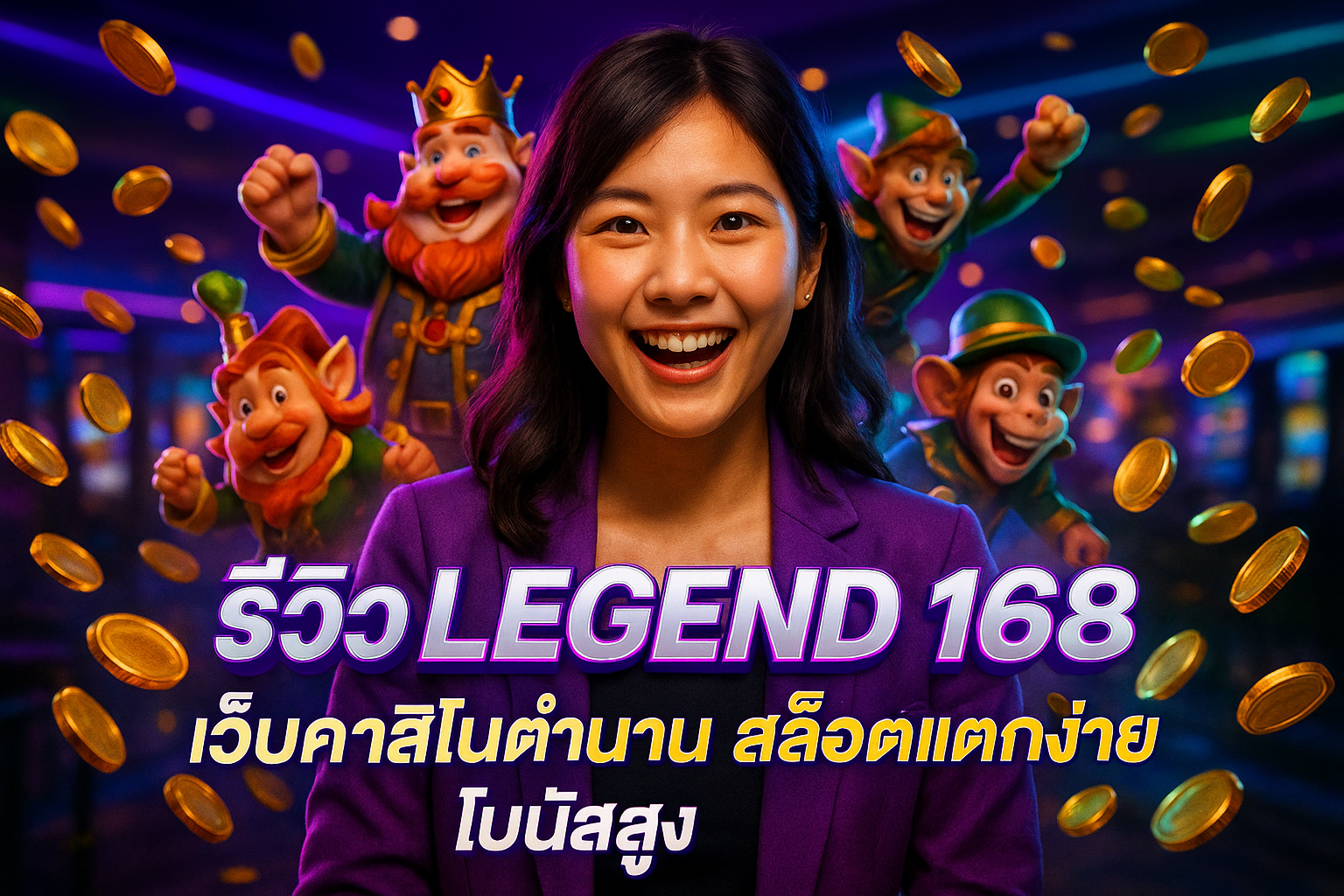 รีวิว LEGEND 168 เว็บคาสิโนตำนาน สล็อตแตกง่าย โบนัสสูง